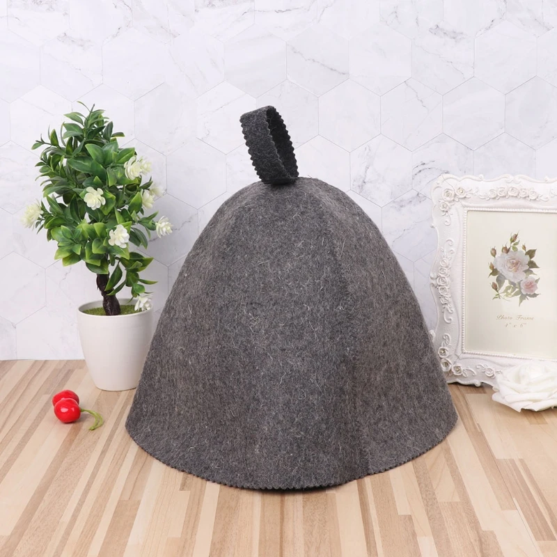 Wool Felt Sauna Hat Anti Heat Russian Banya Cap For Shower Bath House Head Protection
Wool Felt Sauna Hat Anti Heat Russian Banya Cap For Shower Bath House Head Protection
