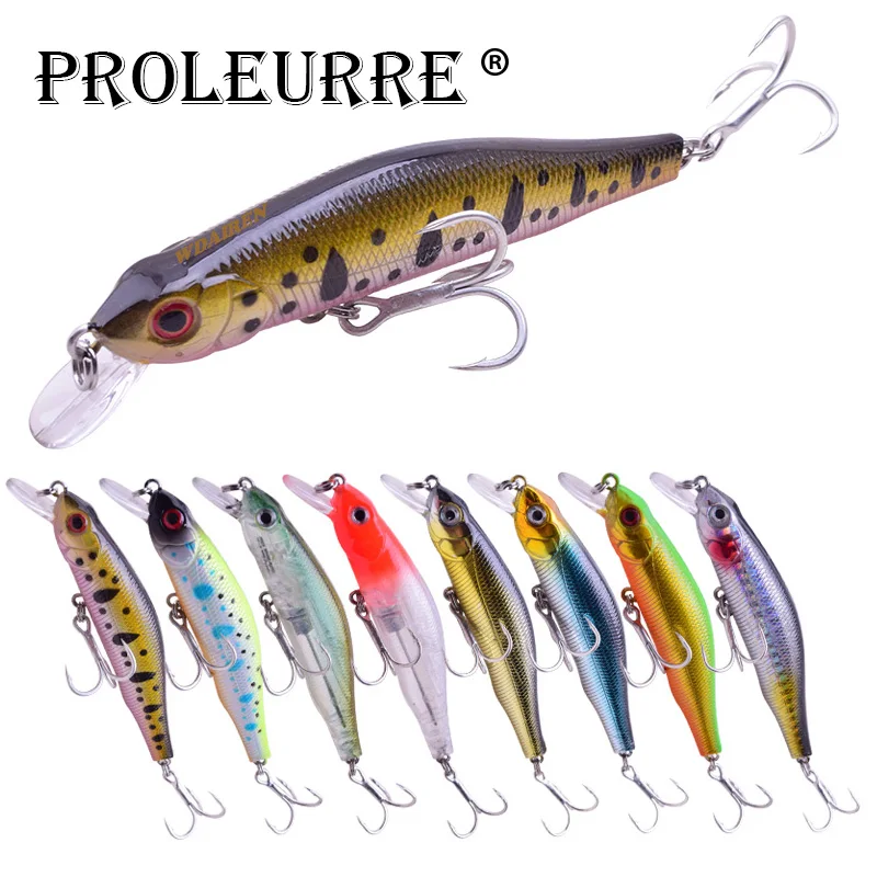 Рыболовные приманки Proleurre Minnow, магнитная система, рыболовные воблеры 90 мм, 8,5 г, японская искусственная жесткая приманка, кренкбейт, рыболовная снасть
Рыболовные приманки Proleurre Minnow, магнитная система, рыболовные воблеры 90 мм, 8,5 г, японская искусственная жесткая приманка, кренкбейт, рыболовная снасть
