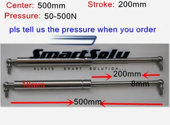 Free shipping stainless steel 2pcs/lot 50 to 500N force 500mm central distance,200mm stroke,Gas Spring,Lift Prop Gas Spring
Free shipping stainless steel 2pcs/lot 50 to 500N force 500mm central distance,200mm stroke,Gas Spring,Lift Prop Gas Spring