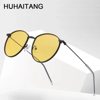 HUHAITANG Vintage Oval Sun Glasses Women Luxury Brand Metal Round Sunglasses Men Designer Outdoor Woman Yellow Sunglass For Mens
HUHAITANG Vintage Oval Sun Glasses Women Luxury Brand Metal Round Sunglasses Men Designer Outdoor Woman Yellow Sunglass For Mens