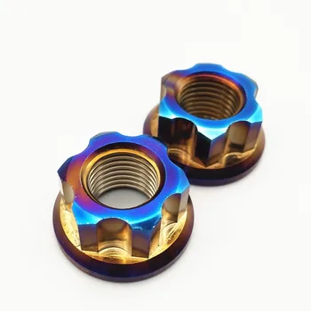 Titanium Torx Flange Nut for Motorcycle M10 M12 and M14 Burned Blue Color Ti Axle Nut Titanium Screw Nuts Ti Fastener 1/2/pcs
Titanium Torx Flange Nut for Motorcycle M10 M12 and M14 Burned Blue Color Ti Axle Nut Titanium Screw Nuts Ti Fastener 1/2/pcs