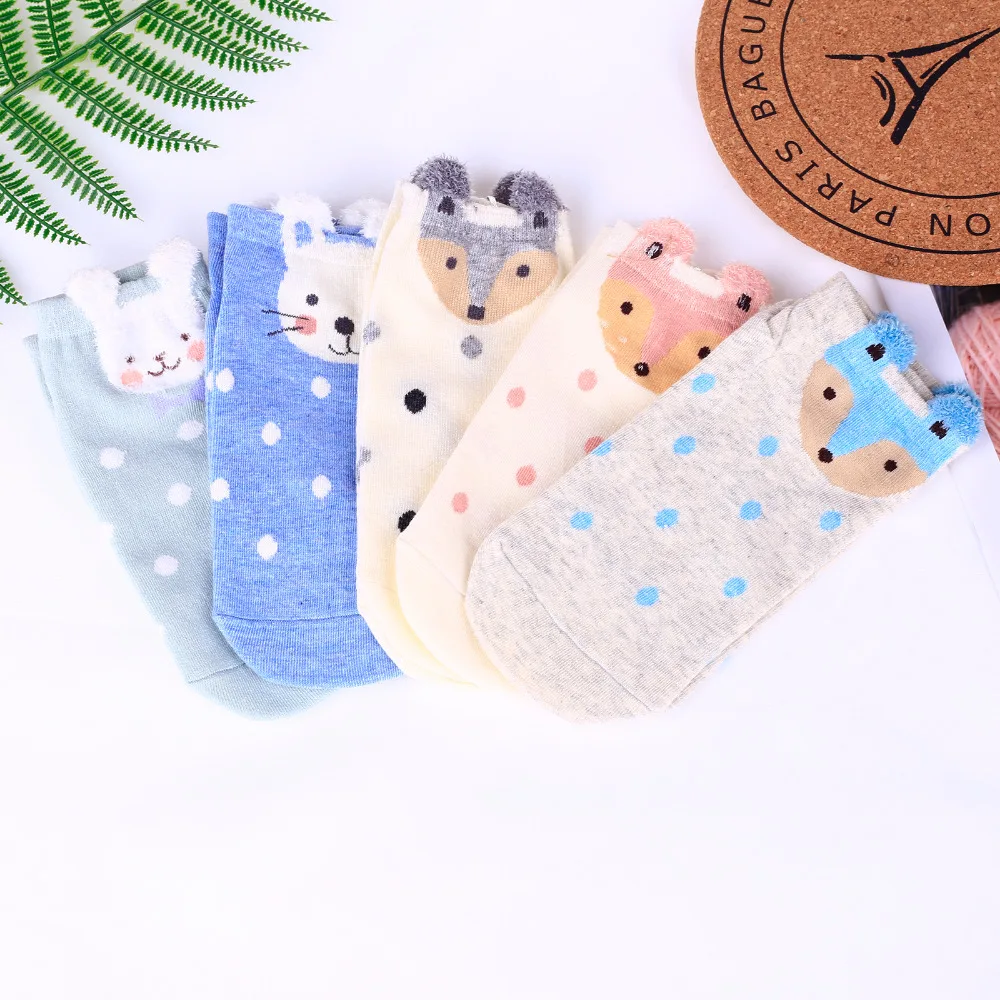 Cute cartoon ladies socks 3D animal Fox socks cotton socks sweet fashion women comfortable breathable rabbit ear socks antibacte
Cute cartoon ladies socks 3D animal Fox socks cotton socks sweet fashion women comfortable breathable rabbit ear socks antibacte