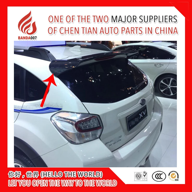 High quality Carbon fiber Car Rear Roof Spoiler For XV 2012 2013 2014 2015 2016 2017 Free shipping by EMS
High quality Carbon fiber Car Rear Roof Spoiler For XV 2012 2013 2014 2015 2016 2017 Free shipping by EMS