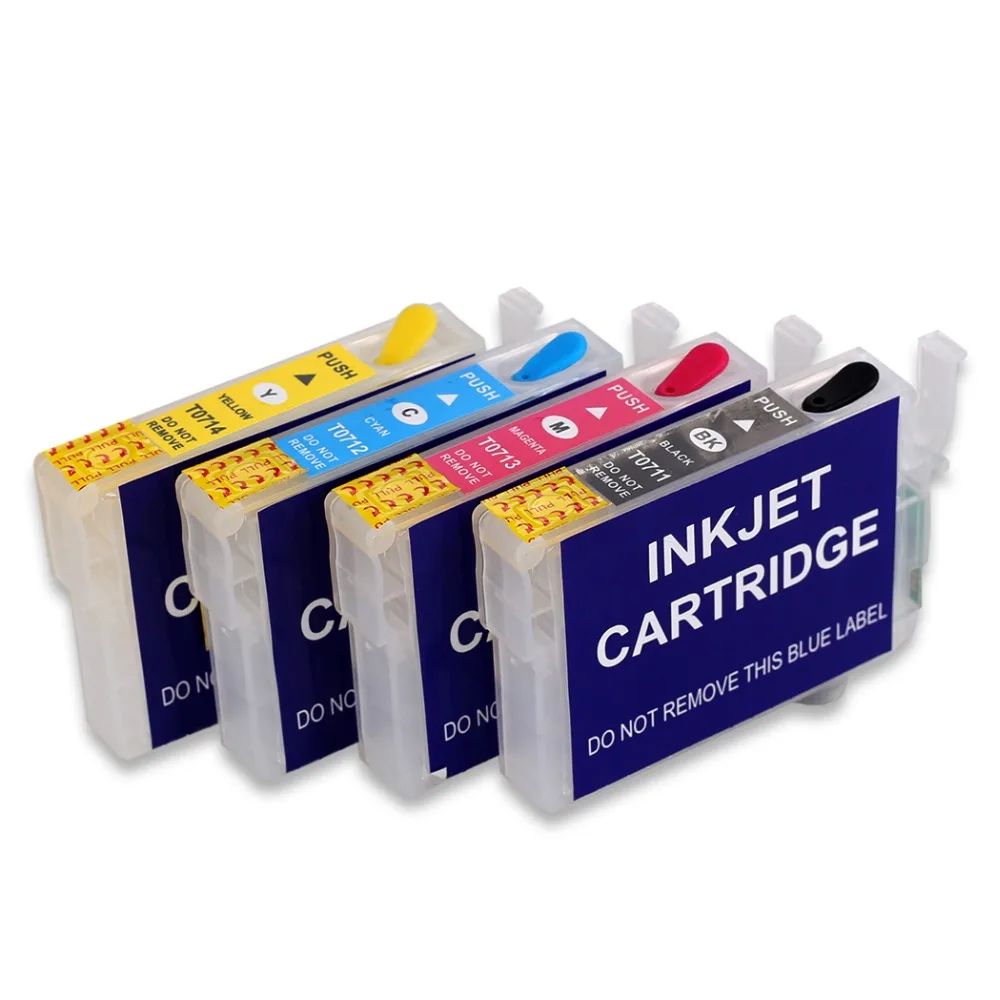 5 Set 73N T0731 -T0734 empty refillable ink cartridge For epson CX3900 CX5900 CX4900 CX4905 CX3905 printers
5 Set 73N T0731 -T0734 empty refillable ink cartridge For epson CX3900 CX5900 CX4900 CX4905 CX3905 printers
