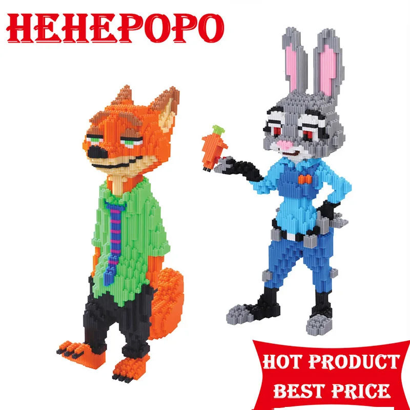 3800-6200pcs 3D Cute Cartoon Fox And Rabbit DIY Mini NanoBlocks Big Size Diamond Mini Blocks Building Brick Toy For Kids Aged 8+ 
3800-6200pcs 3D Cute Cartoon Fox And Rabbit DIY Mini NanoBlocks Big Size Diamond Mini Blocks Building Brick Toy For Kids Aged 8+