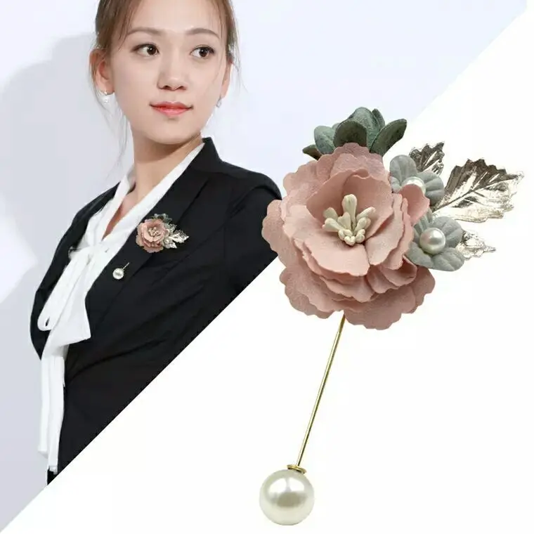 Korean Romantic Fabric Camellia Flower Brooch Cloth Art Lapel Pins Badge Cardigan Boutonniere Scarf Buckle for Women Accessories
Korean Romantic Fabric Camellia Flower Brooch Cloth Art Lapel Pins Badge Cardigan Boutonniere Scarf Buckle for Women Accessories