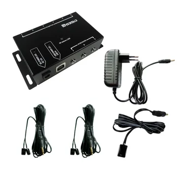 Newest IR Remote Extender Transponder 1 Receiver 4 Emitters Infrared Repeater System Kit EU Plug
Newest IR Remote Extender Transponder 1 Receiver 4 Emitters Infrared Repeater System Kit EU Plug