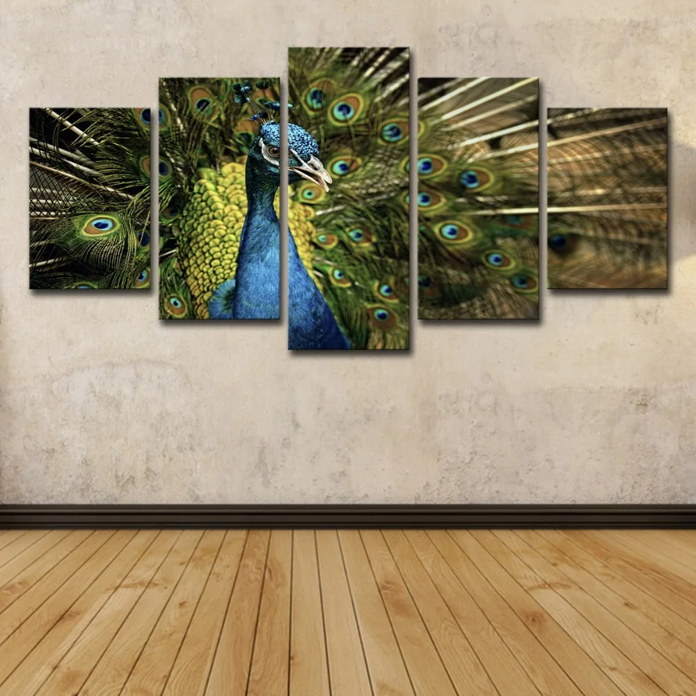 Home Canvas Wall Art Decor Wall Art Canvas Paintings 5 Pieces Prints Peacock Splendid Tail For Living Room Wall Modern Painting
Home Canvas Wall Art Decor Wall Art Canvas Paintings 5 Pieces Prints Peacock Splendid Tail For Living Room Wall Modern Painting