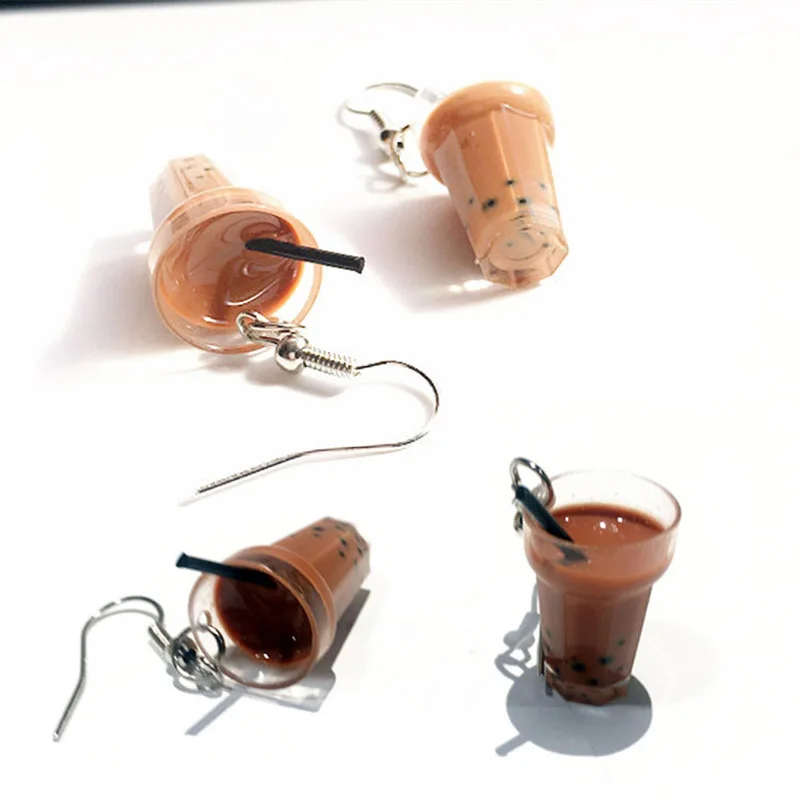 Creative Unique Bubble Tea Drop Earrings Personality Resin Milk Tea Drink Earring for Girl Funny Party Jewelry Christmas Gifts
Creative Unique Bubble Tea Drop Earrings Personality Resin Milk Tea Drink Earring for Girl Funny Party Jewelry Christmas Gifts