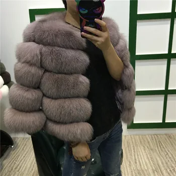 BFFUR Women Fox Fur Coat 2019 New Short Thick Winter Female Jacket Long Sleeve Genuine Natural Fur Outerwear Womens Whole Skin
BFFUR Women Fox Fur Coat 2019 New Short Thick Winter Female Jacket Long Sleeve Genuine Natural Fur Outerwear Womens Whole Skin