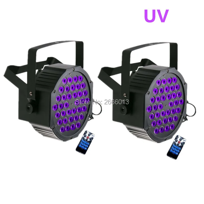 2pcs/lot With Remote Control Ultraviolet LED Flat Par Light /36 LEDS UV LED Stage Lights /Purple Effect Disco DJ Home Party Lamp
2pcs/lot With Remote Control Ultraviolet LED Flat Par Light /36 LEDS UV LED Stage Lights /Purple Effect Disco DJ Home Party Lamp