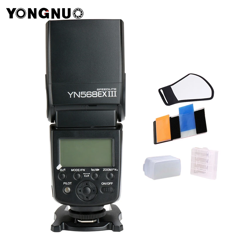 YONGNUO YN-568EX II YN568EX III Wireless TTL HSS Flash Speedlite for Canon 1100d 650d 600d 700d for Nikon D800 D750 D7100
YONGNUO YN-568EX II YN568EX III Wireless TTL HSS Flash Speedlite for Canon 1100d 650d 600d 700d for Nikon D800 D750 D7100