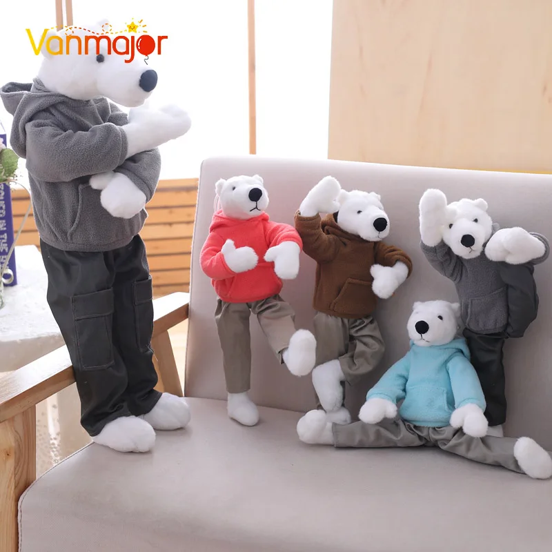 Polar Bear & Bull Terrier Plush Toys Dancing Plush White Bear With Sweatshirt Stuffed Animal Figure Doll Toys For Kids Gift
Polar Bear & Bull Terrier Plush Toys Dancing Plush White Bear With Sweatshirt Stuffed Animal Figure Doll Toys For Kids Gift