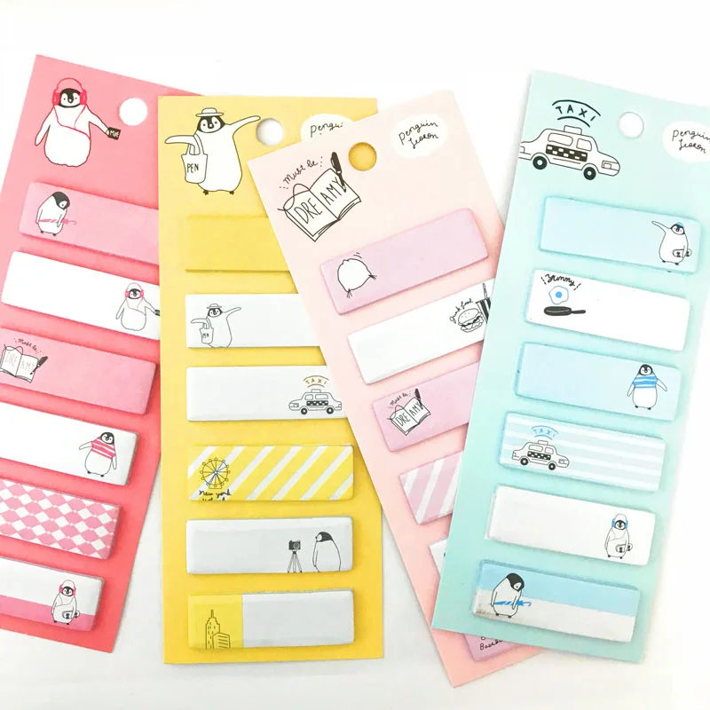 1 Pack Kawaii Penguin Weekend Time Memo Pad Sticky Notes Notepads Student Paper Stationery School Office Supply
1 Pack Kawaii Penguin Weekend Time Memo Pad Sticky Notes Notepads Student Paper Stationery School Office Supply