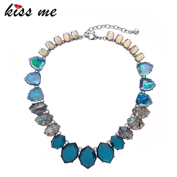 KISS ME Women Statement Necklace Unique Geometric Resin Short Chunky Choker Necklace Fashion Jewelry
KISS ME Women Statement Necklace Unique Geometric Resin Short Chunky Choker Necklace Fashion Jewelry