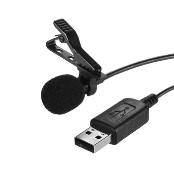 Mini Lapel Lavalier Clip on Condenser Microphone Universal Portable Microphone Mic with USB Plug for Computer PC Laptop
Mini Lapel Lavalier Clip on Condenser Microphone Universal Portable Microphone Mic with USB Plug for Computer PC Laptop