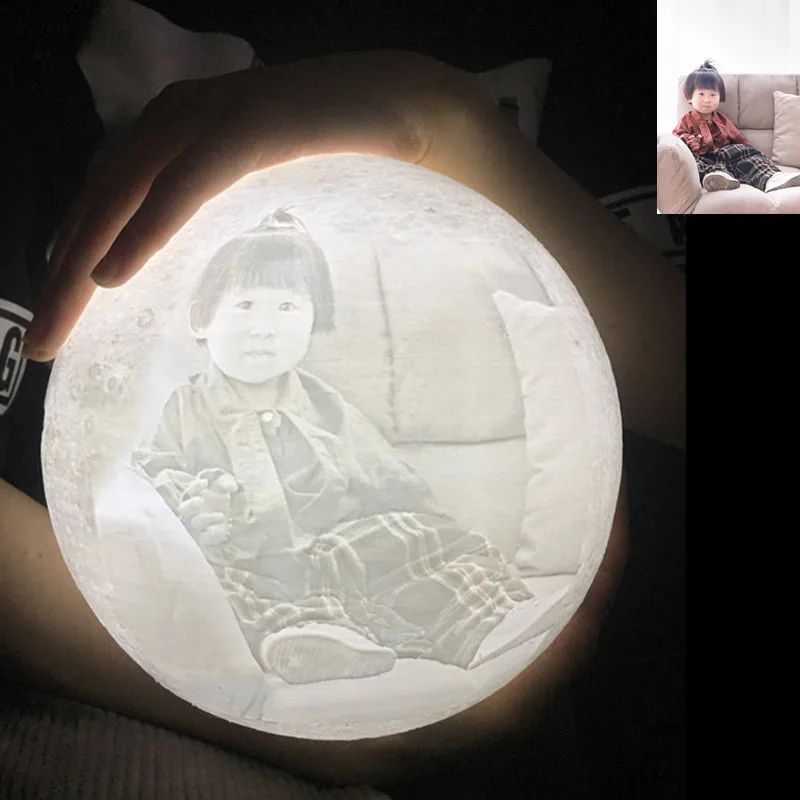 3D Print Moon Lamp Nightlight Wedding Party Family Friend Baby Souvenirs Birthday Valentines Day Gift Festive Photo Custom
3D Print Moon Lamp Nightlight Wedding Party Family Friend Baby Souvenirs Birthday Valentines Day Gift Festive Photo Custom