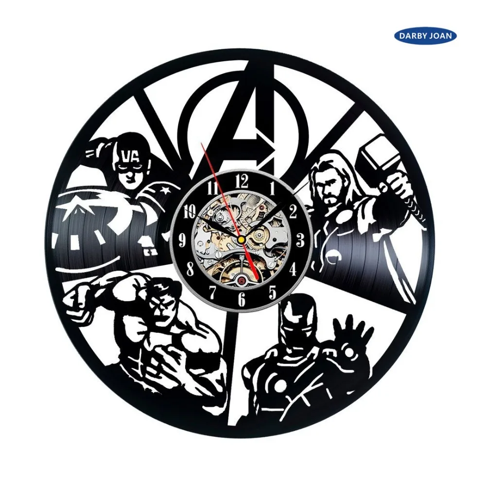 2017 Fresh Design CD Vinyl Disc Modern Wall Clock Avengers Floral Art Classic Watch Clock Relogio Parede
2017 Fresh Design CD Vinyl Disc Modern Wall Clock Avengers Floral Art Classic Watch Clock Relogio Parede