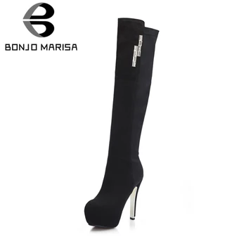BONJOMARISA 2020 Winter Elegant Women Platform Knee High Boots Big Size 33-43 Customized Boots Female High Heels Shoes Woman
BONJOMARISA 2020 Winter Elegant Women Platform Knee High Boots Big Size 33-43 Customized Boots Female High Heels Shoes Woman