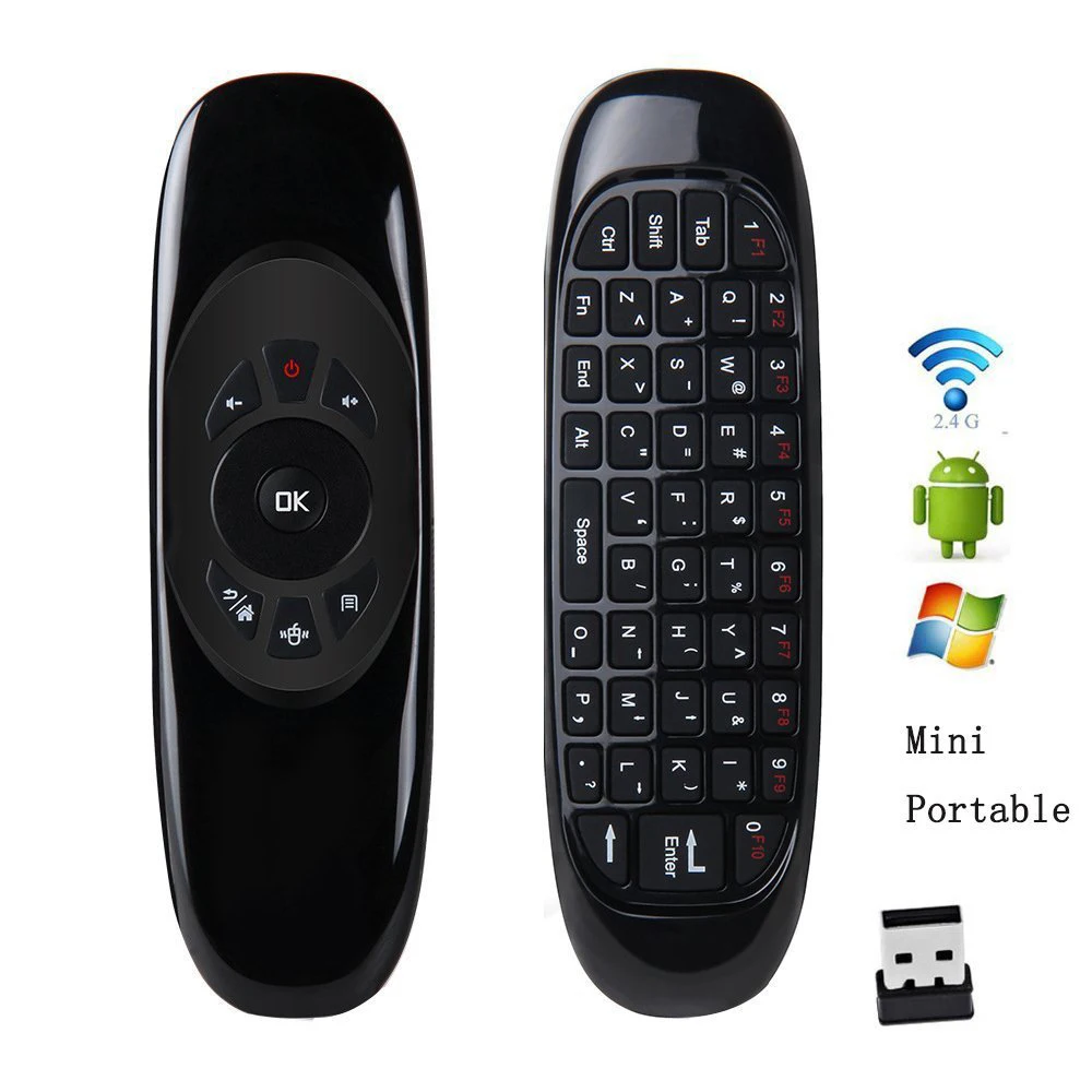 

For Android Projector Mini Wireless 2.4G RF Airmouse remote control Flymouse Flykeyboard Double Side QWERTY 7languages optional