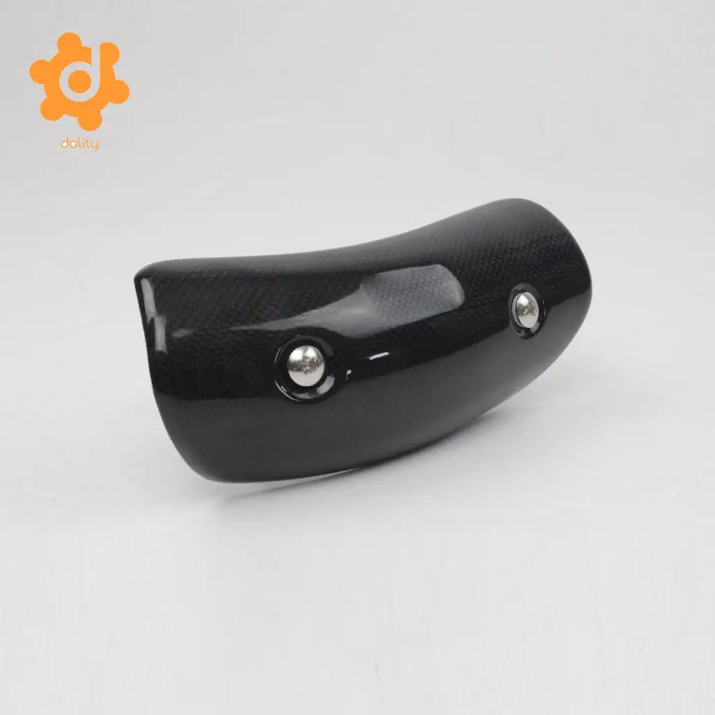 Motorcycle Exhaust Muffler Cover Carbon Fiber Protector Heat Shield Covers