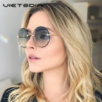 2019 Fashion High Quality Round Sunglasses Women Luxury Brand Designer Rimless Sun Glasses for Female Tint Rosie Eyewear UV400
2019 Fashion High Quality Round Sunglasses Women Luxury Brand Designer Rimless Sun Glasses for Female Tint Rosie Eyewear UV400