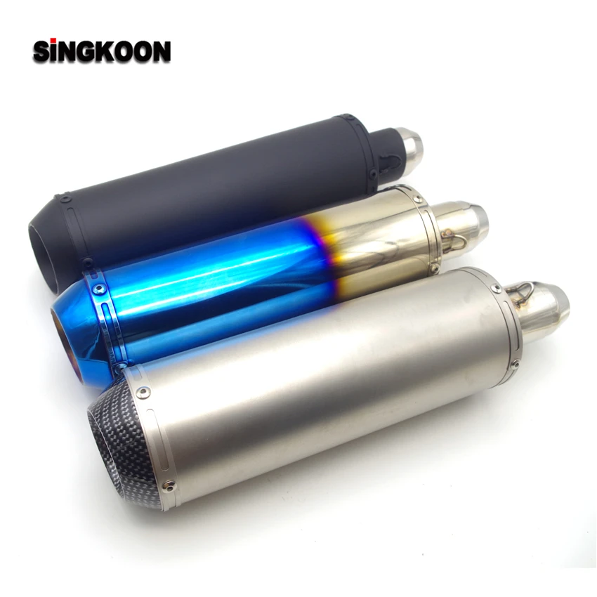 The Newest 51mm Inlet Universal motorcycle exhaust Pipe scape moto silencieux FOR kawasaki z750 z800 suzuki burgman 400 cbr 125
The Newest 51mm Inlet Universal motorcycle exhaust Pipe scape moto silencieux FOR kawasaki z750 z800 suzuki burgman 400 cbr 125