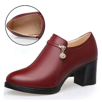 Hot 2019 Spring New Elegant Rhinestone Cowhide Leather Shoes Woman Comfort Breathable Women High Heel Shoes Non-slip Ankle Boots
Hot 2019 Spring New Elegant Rhinestone Cowhide Leather Shoes Woman Comfort Breathable Women High Heel Shoes Non-slip Ankle Boots