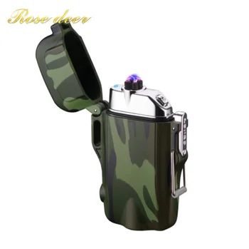 DAE New Electronic Dual Arc Cigarettes light Metal Flameless USB Charge Lighters Windproof Cigarette Lighter
DAE New Electronic Dual Arc Cigarettes light Metal Flameless USB Charge Lighters Windproof Cigarette Lighter
