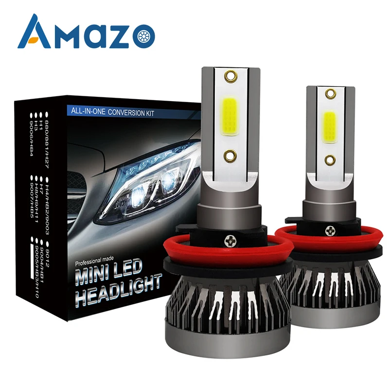 1 Piece Mini Car Headlight Bulb LED COB C6 H1 H7 H8 9005 9006 9012 6000K 3000LM 18W 360 Degree Bright Auto Car Light Lamp LED
1 Piece Mini Car Headlight Bulb LED COB C6 H1 H7 H8 9005 9006 9012 6000K 3000LM 18W 360 Degree Bright Auto Car Light Lamp LED
