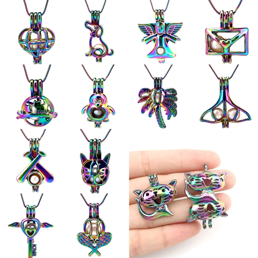 Rainbow Colors 22'' Steel Snake Chains Pearl Beads Cage Perfume Heart Baseball Angel Key Dog Tree Locket Pendant Necklace
Rainbow Colors 22'' Steel Snake Chains Pearl Beads Cage Perfume Heart Baseball Angel Key Dog Tree Locket Pendant Necklace