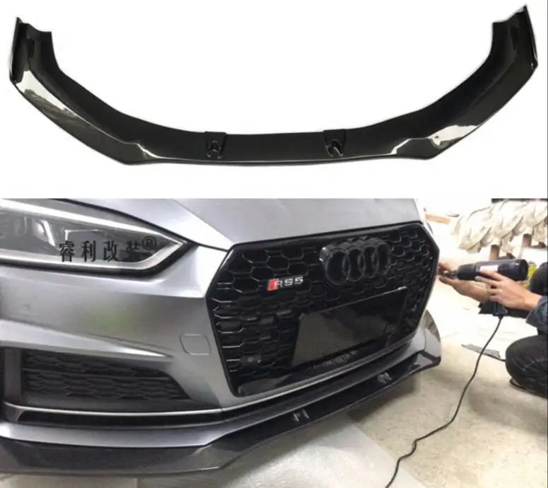 JINGHANG Car Carbon Fiber Front +Rear Bumper Lip Spoiler Auto Car Diffuser Fits For AUDI A5 S5 RS5 4-door 2017 2018
JINGHANG Car Carbon Fiber Front +Rear Bumper Lip Spoiler Auto Car Diffuser Fits For AUDI A5 S5 RS5 4-door 2017 2018