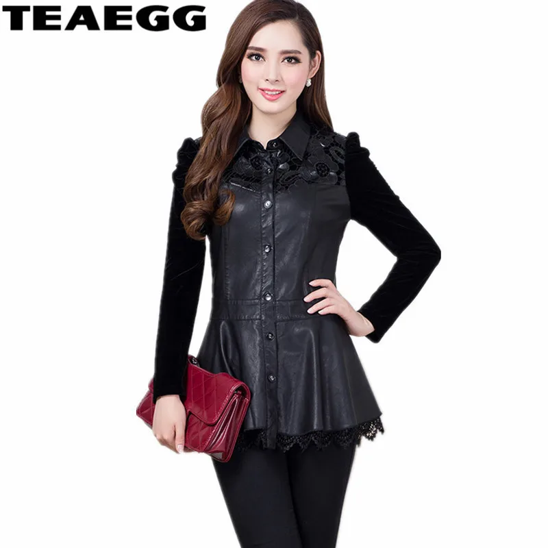 TEAEGG Plus Size 5XL 6XL Spring Autumn PU Women Leather Jacket Coat Jaqueta Feminina De Couro Black Leather Jacket Women AL682
TEAEGG Plus Size 5XL 6XL Spring Autumn PU Women Leather Jacket Coat Jaqueta Feminina De Couro Black Leather Jacket Women AL682