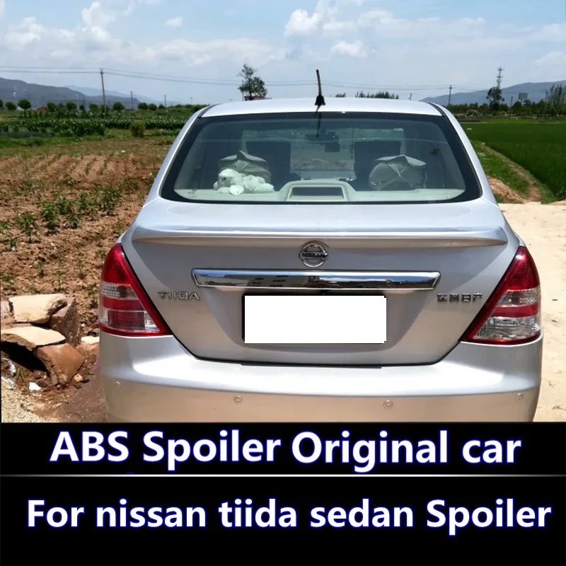 For 2011-2015 nissan tiida sedan Spoiler High Quality ABS Material Car Rear Wing Primer Color Rear Spoiler For Tiida spoiler
For 2011-2015 nissan tiida sedan Spoiler High Quality ABS Material Car Rear Wing Primer Color Rear Spoiler For Tiida spoiler