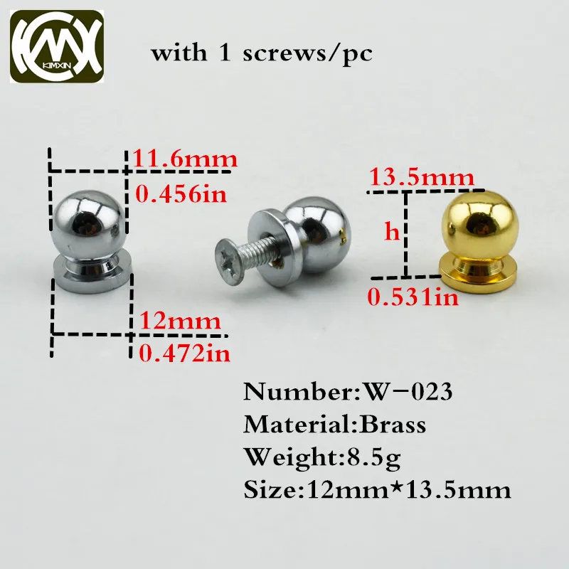 16pc 12*13.5mm Sales Jewelry box Gift box Collection box drawer ball small Handle Wooden box hardware accessories KIMXIN W-023
16pc 12*13.5mm Sales Jewelry box Gift box Collection box drawer ball small Handle Wooden box hardware accessories KIMXIN W-023