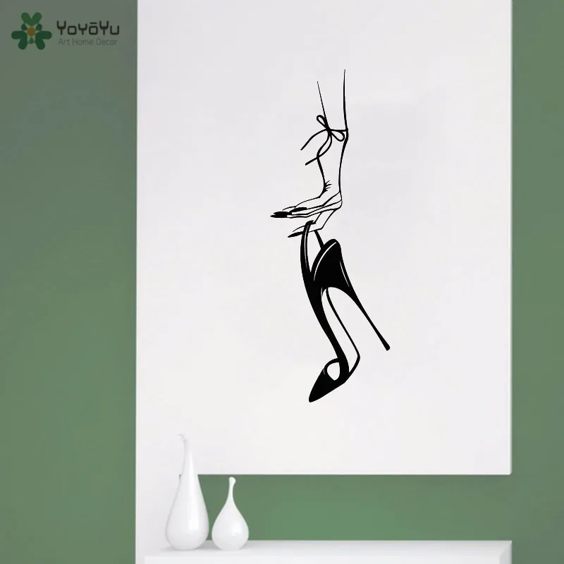 YOYOYU Wall Decal Woman Hand Stilettos Shoe Girl Nail Sticker Mural For Nail Salon Vinyl Fashion Poster Modern Decal QQ241
YOYOYU Wall Decal Woman Hand Stilettos Shoe Girl Nail Sticker Mural For Nail Salon Vinyl Fashion Poster Modern Decal QQ241