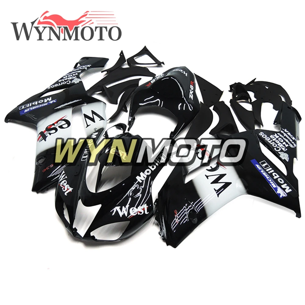 Полный обтекатель ABS для Kawasaki ZX-6R ZX6R 636 2007 2008 мотоциклетные обтекатели, черные и белые обтекатели
Полный обтекатель ABS для Kawasaki ZX-6R ZX6R 636 2007 2008 мотоциклетные обтекатели, черные и белые обтекатели