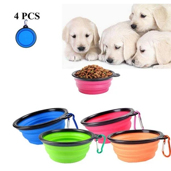 4pcs Collapsible Pet Dog Bowl Silicone Pad Feeding Dog Bowl Travel Portable Foldable Water Dish Feeder S L size
4pcs Collapsible Pet Dog Bowl Silicone Pad Feeding Dog Bowl Travel Portable Foldable Water Dish Feeder S L size