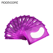 25/50/100 pièces Violet Patchs Hydrogel Cils Extension Cils Bâtiment Stérile Bio Gel Collagène Sous Les Coussinets Pour Les Yeux Beauté Outils(China)