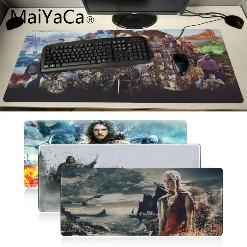 Maiyaca Game of Thrones Character Anti-Slip Durable Rubber Computermats Locking Edge gaming Mousepad Mat Keyboard Mat Table Pad
Maiyaca Game of Thrones Character Anti-Slip Durable Rubber Computermats Locking Edge gaming Mousepad Mat Keyboard Mat Table Pad