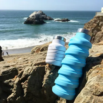 Telescopic Sports Bottle Retractable Throws Do Not Break Portable Silicone Folding Travel Water Bottles and Space Kettle 600ML
Telescopic Sports Bottle Retractable Throws Do Not Break Portable Silicone Folding Travel Water Bottles and Space Kettle 600ML