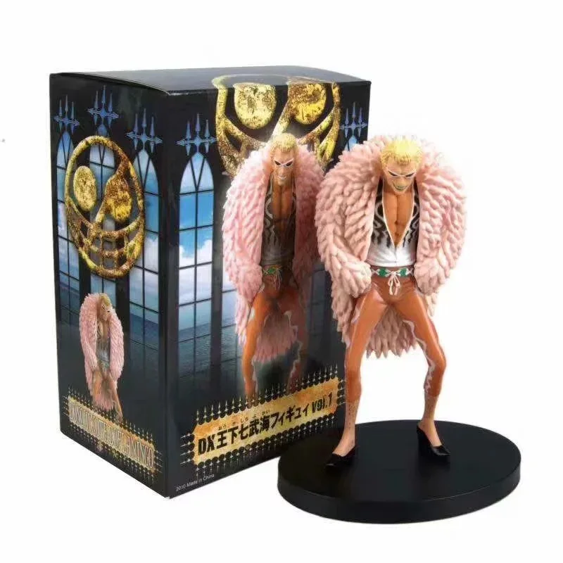 7" One Piece Anime Shichibukai Joker Donquixote Doflamingo & Teach DX ver. Boxed 17cm PVC Action Figure Model Doll Toys Gift
7" One Piece Anime Shichibukai Joker Donquixote Doflamingo & Teach DX ver. Boxed 17cm PVC Action Figure Model Doll Toys Gift