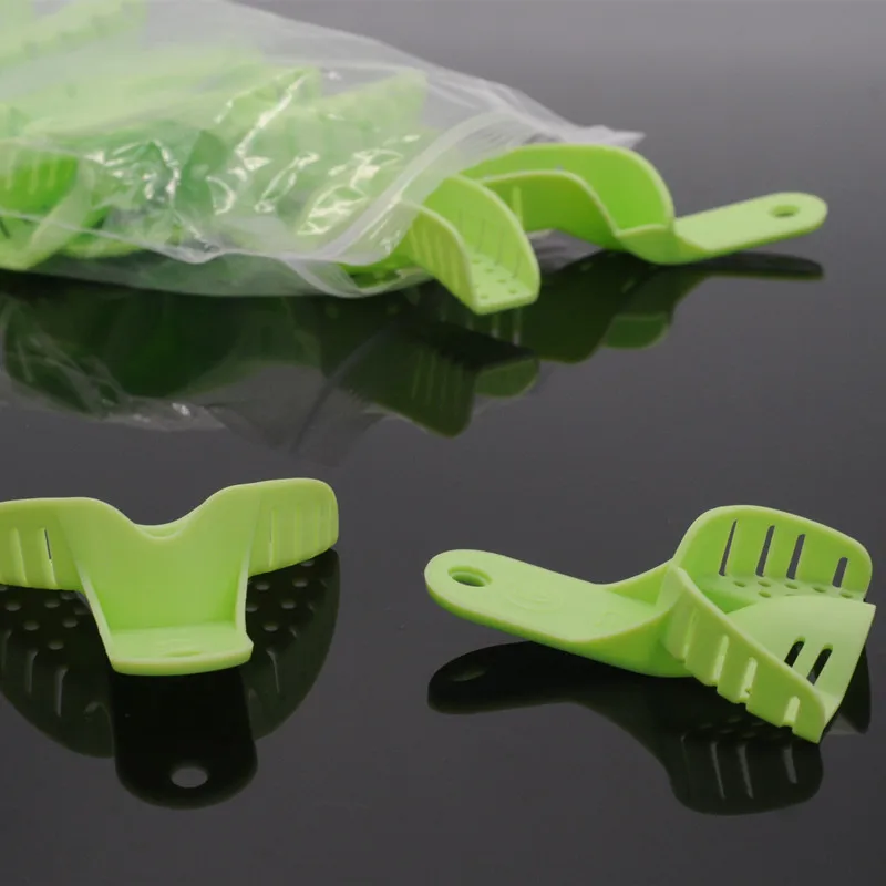 Dentist Lab Plastic Impression Trays Autoclavable Green Full-Size 10 Pcs/set For Dental Clinic
Dentist Lab Plastic Impression Trays Autoclavable Green Full-Size 10 Pcs/set For Dental Clinic