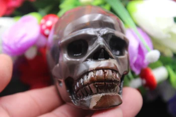 176g rams of natural quartz crystal jade ocean fossil skull to heal A8
176g rams of natural quartz crystal jade ocean fossil skull to heal A8