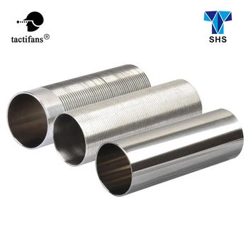 SHS Solid Full Seal Flow Stainless Steel Smooth Cylinder Polished Inside for Ver.2/3/6 AEG Long Inner Barrel 470mm - 550mm
SHS Solid Full Seal Flow Stainless Steel Smooth Cylinder Polished Inside for Ver.2/3/6 AEG Long Inner Barrel 470mm - 550mm