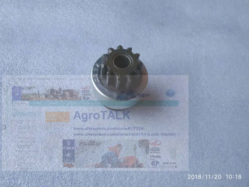 Weifang Weichai R4105 R4108, R6105 series engine parts, the drive pinion for the starter QDJ265F( 24V 11 teeth) , Part number:
Weifang Weichai R4105 R4108, R6105 series engine parts, the drive pinion for the starter QDJ265F( 24V 11 teeth) , Part number: