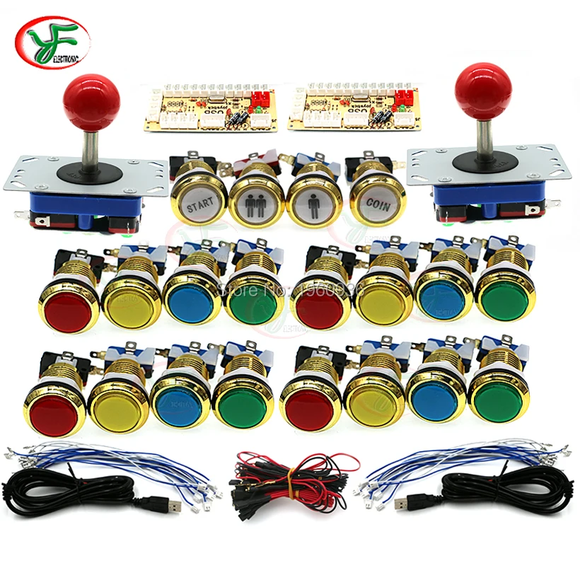 Jamma Arcade Cabinet DIY Kit Zero Delay USB Arcade controller To PC Connection Short shaft ZIPPY Joystick 5V led Push Buttons
Jamma Arcade Cabinet DIY Kit Zero Delay USB Arcade controller To PC Connection Short shaft ZIPPY Joystick 5V led Push Buttons