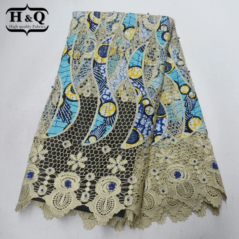 Popular design Water soluble lace fabric High quality Embroidery with Beads and Stones African Wax Lace fabric 5 yards For Party
Popular design Water soluble lace fabric High quality Embroidery with Beads and Stones African Wax Lace fabric 5 yards For Party