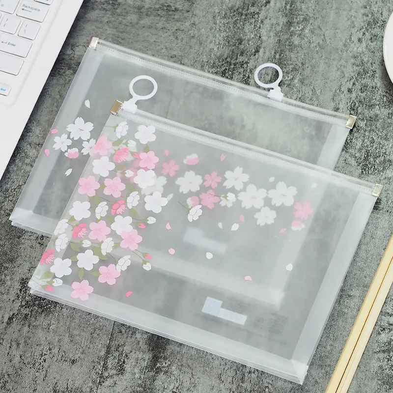 Creative Beautiful Cherry Sakura PVC Document Bag File Folder Stationery Organizer
Creative Beautiful Cherry Sakura PVC Document Bag File Folder Stationery Organizer