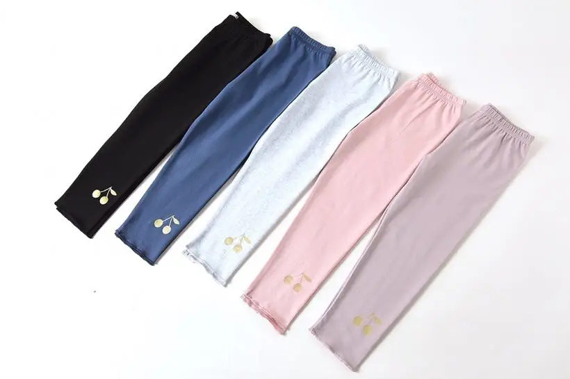 2019 New Summer&Spring Skinny Pants for Baby Girl Kids Cherry Brand Pencil Legging Pants 5 Color Pink&Blue&Black Cotton Leggings
2019 New Summer&Spring Skinny Pants for Baby Girl Kids Cherry Brand Pencil Legging Pants 5 Color Pink&Blue&Black Cotton Leggings